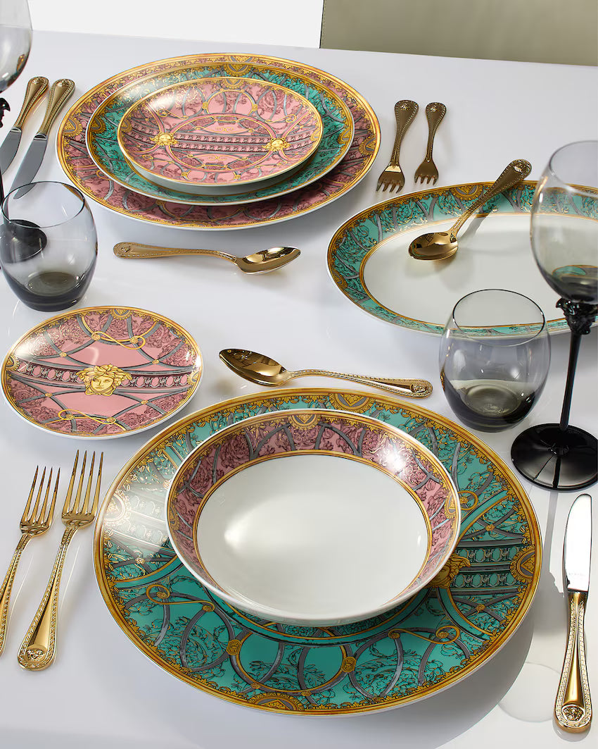 Versace La Scala del Palazzo Rosa Plate, 17 cm