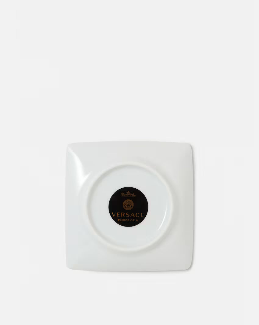 Versace Medusa Gala Square Dish, 12 cm