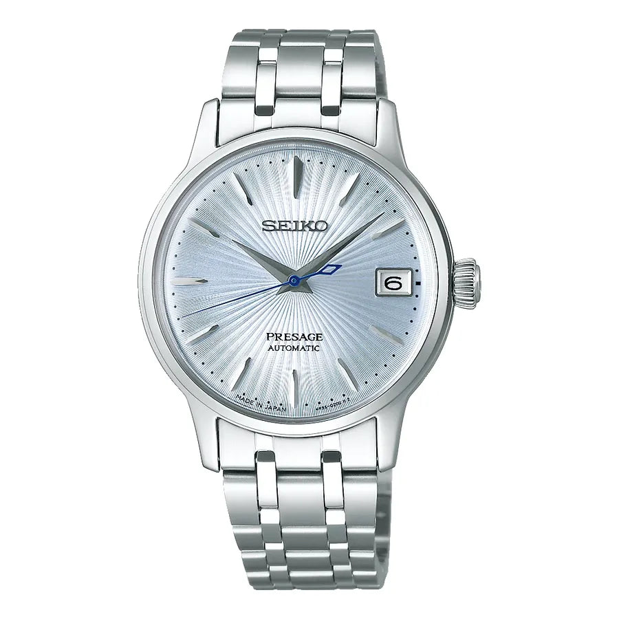 Seiko Men's Presage 40.5mm Stainless Steel Automatic Watch SRPE19J