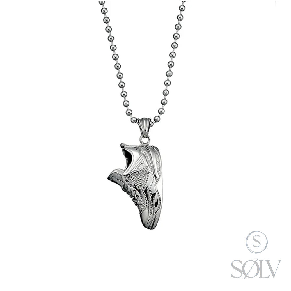 Solv Stainless Steel Sneaker Pendant on Ball Chain