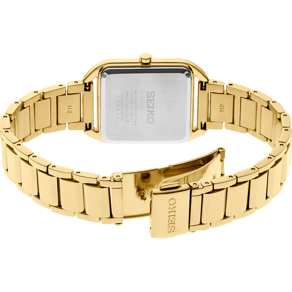 Seiko Ladies Conceptual 26mm Gold-Tone Stainless Steel Dress Watch SWR078P