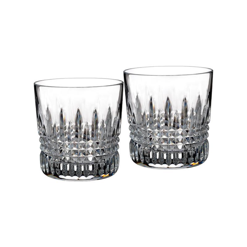 Waterford Lismore Diamond DOF Tumbler Pair