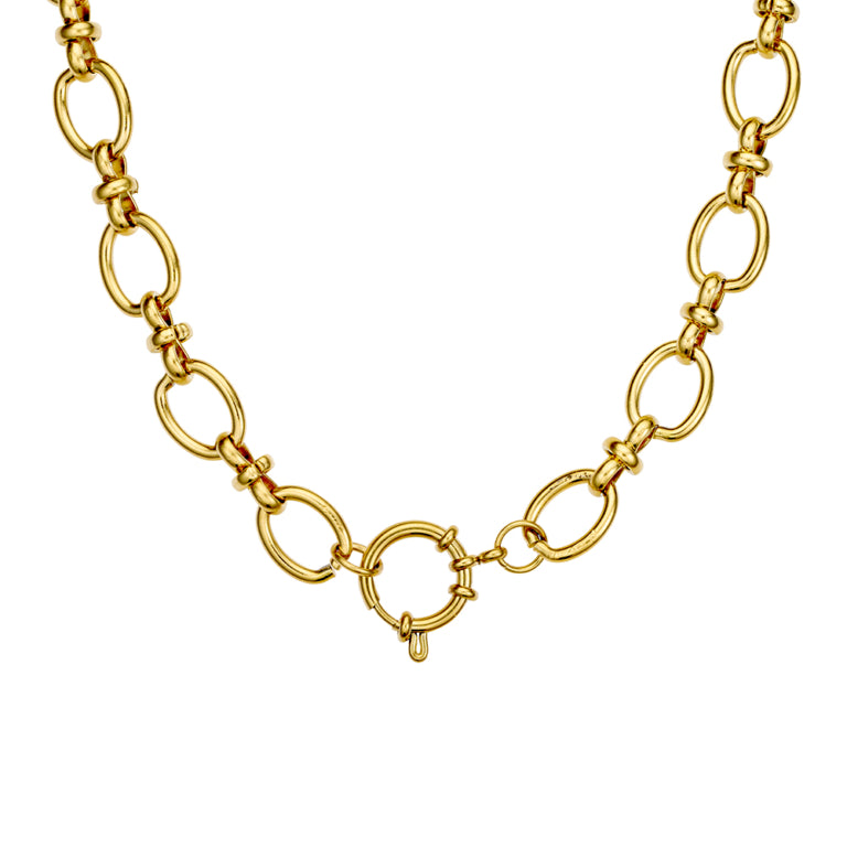 Solv Stainless Steel Gold Plated Charm Chain