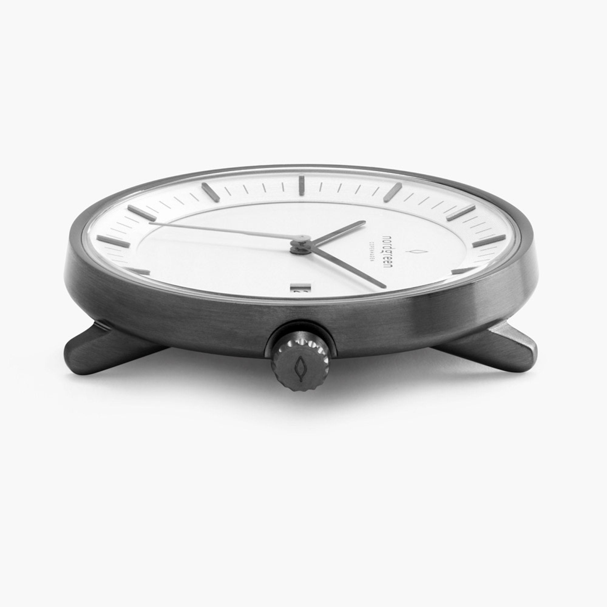 Nordgreen Philosopher 40mm Gunmetal White Dial Watch - view 3