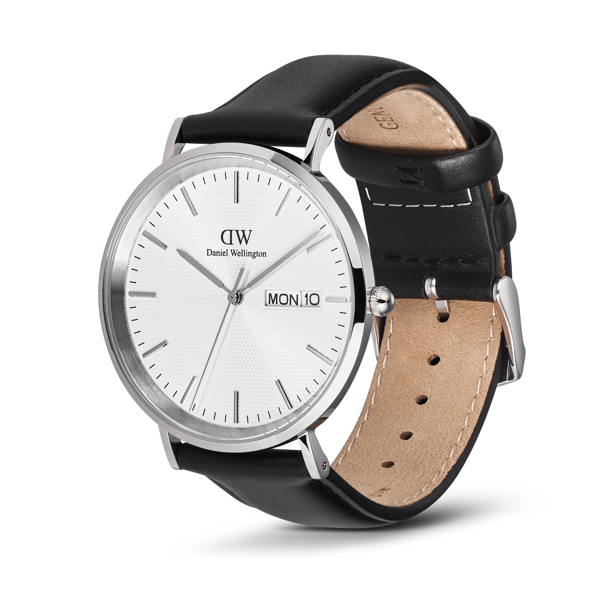 Daniel Wellington Classic Day Date 40 Sheffield White and Black Watch