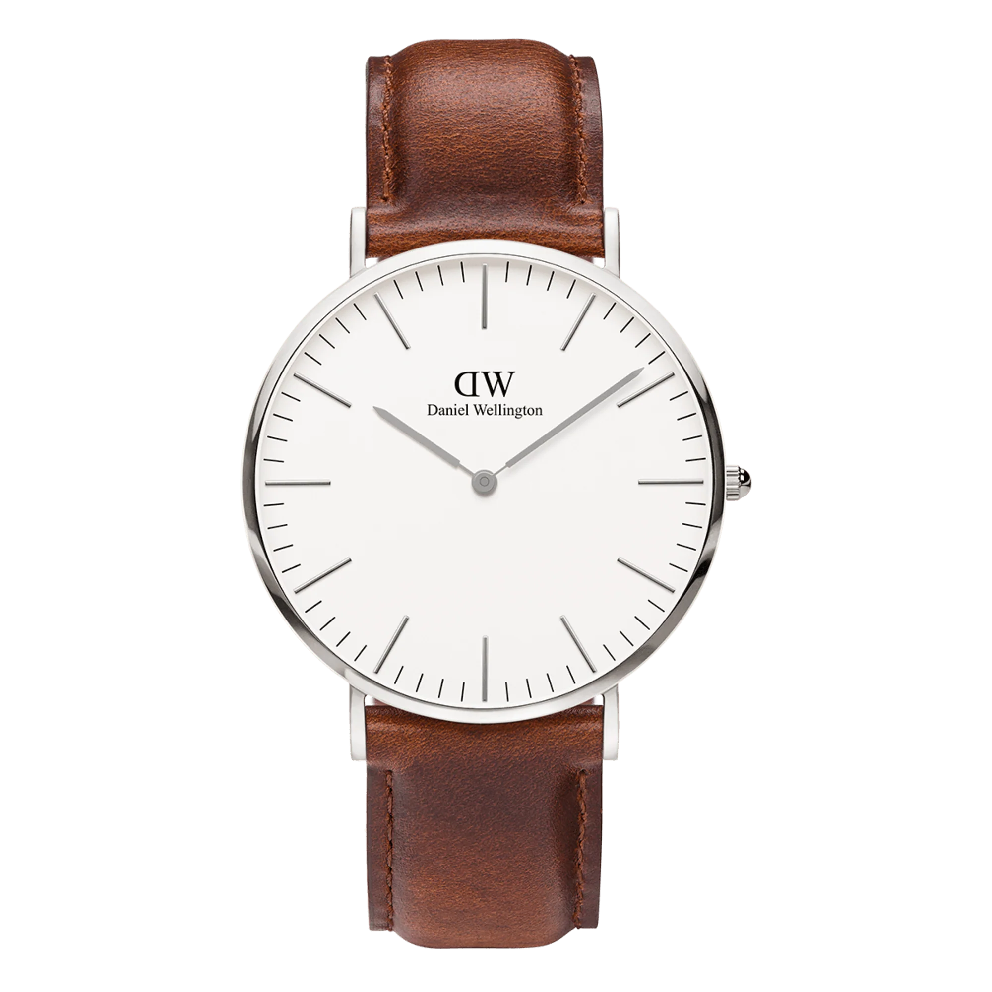 Daniel Wellington Classic 40 St Mawes Silver and White Watch