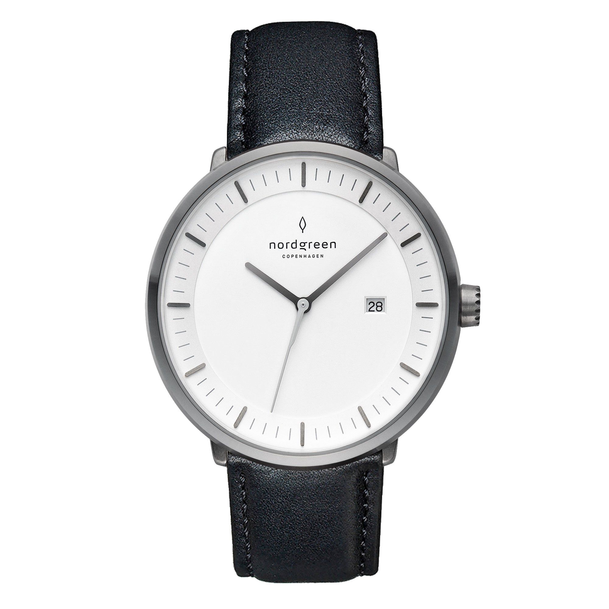 Nordgreen Philosopher 40mm Gunmetal White Dial Watch - view 1