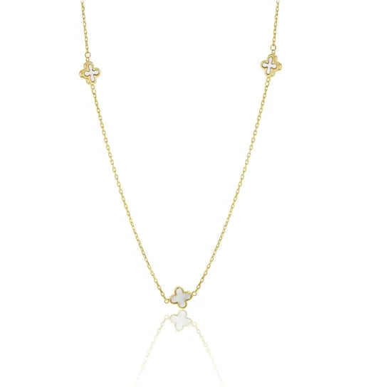 9ct Yellow Gold Mother of Pearl necklet