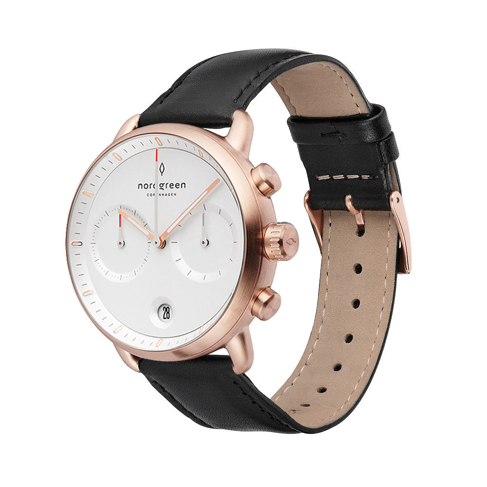 Nordgreen Pioneer 42mm Rose gold White Dial Watch - view 3