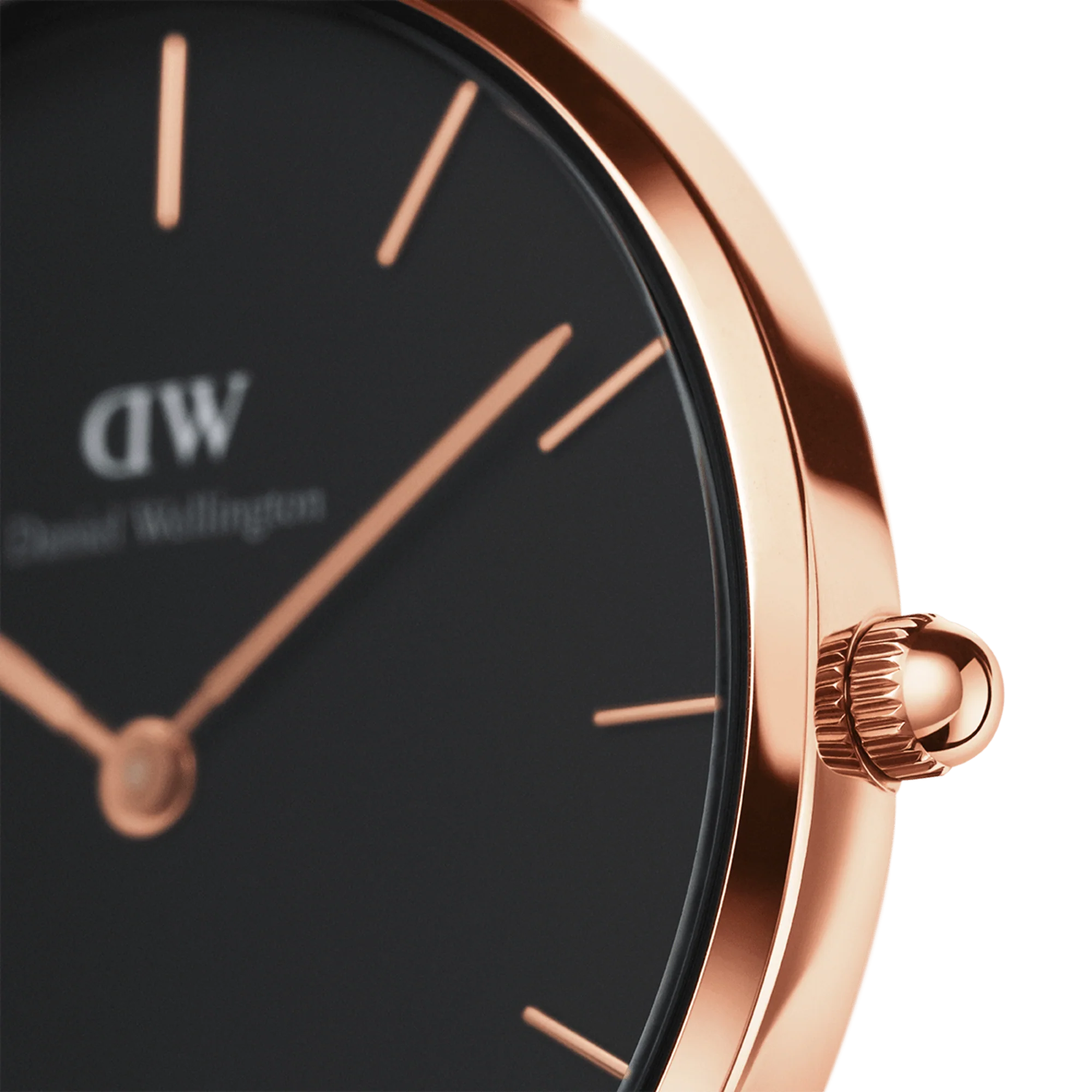 Daniel Wellington Petite Ashfield 36 Rose Gold and Black Watch