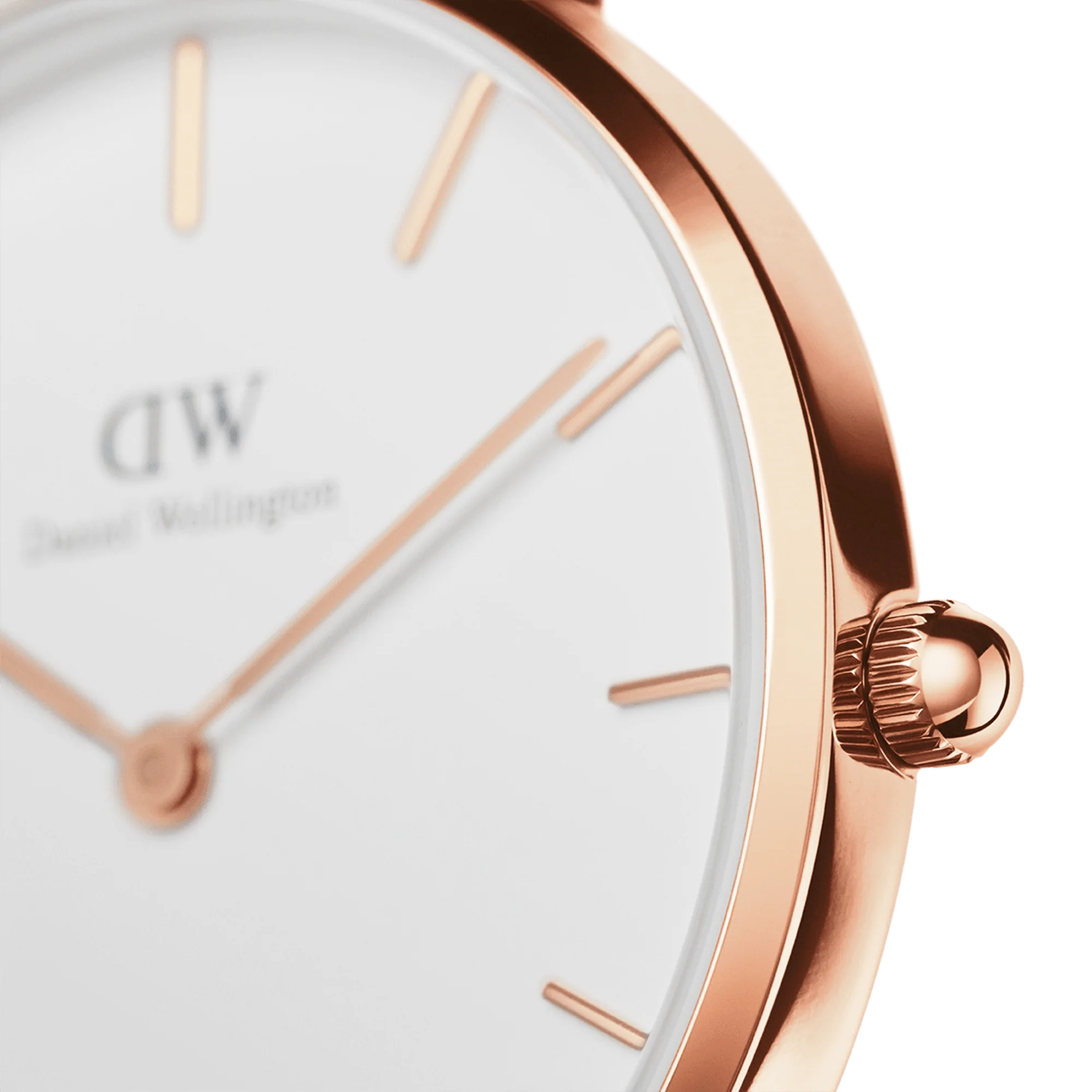 Daniel Wellington Petite Melrose 36 Rose Gold and White Watch