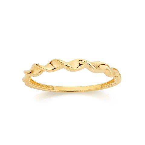 9ct Yellow Gold Twist Band Ring