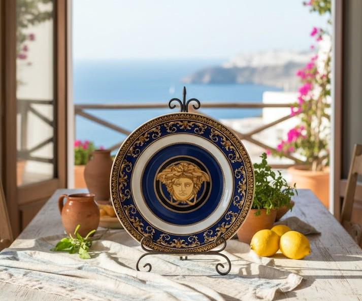 Versace Medusa Blue Bread & Butter Plate 18 cm – view 3