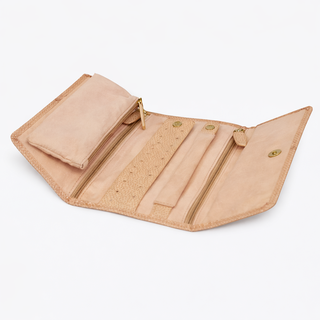 Peach Jewellery Travel Wallet