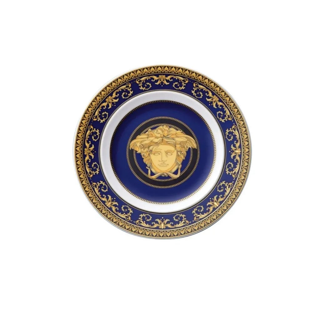 Versace Medusa Blue Bread & Butter Plate 18 cm