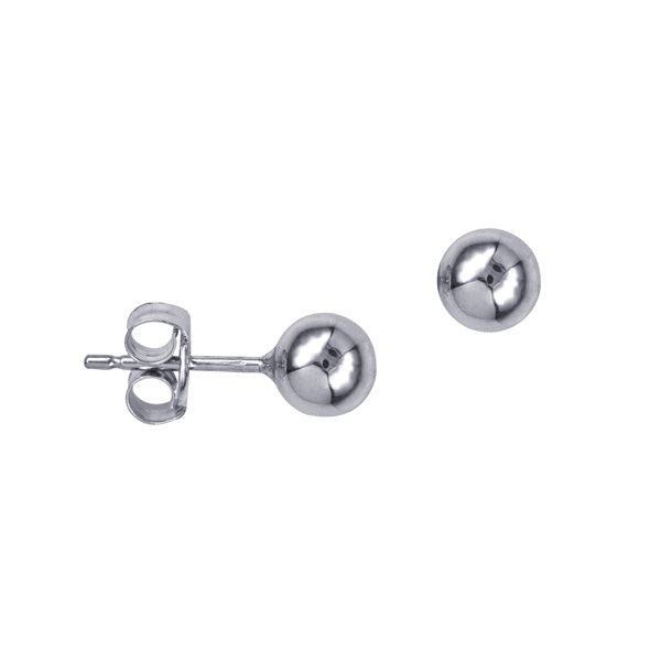 Sterling Silver 5mm Ball Stud Earrings