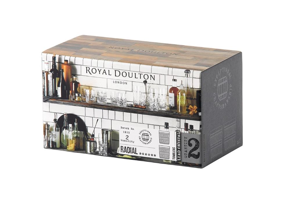 Royal Doulton Collection Radial Tumbler Pair