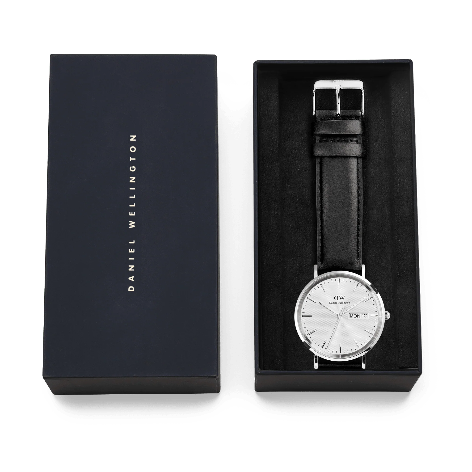 Daniel Wellington Classic Day Date 40 Sheffield White and Black Watch
