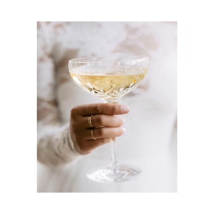 Waterford Lismore Champagne Saucer Pair