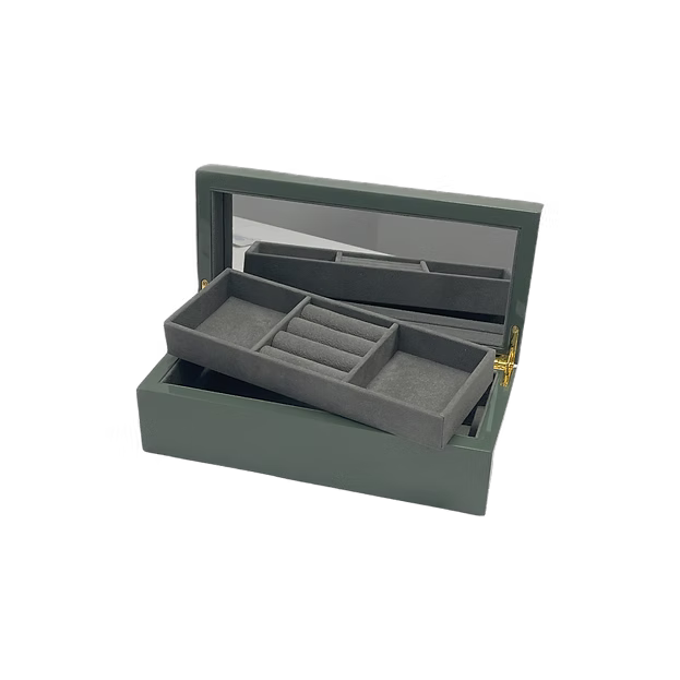 Olive Rectangle Jewellery Box