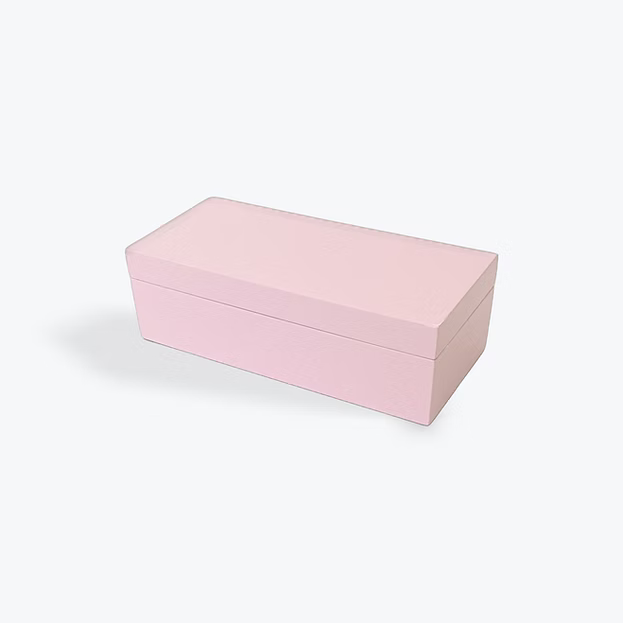 Pink Rectangle Jewellery Box
