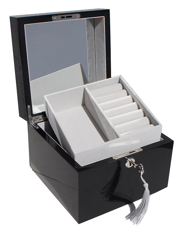 Black Square Jewellery Box