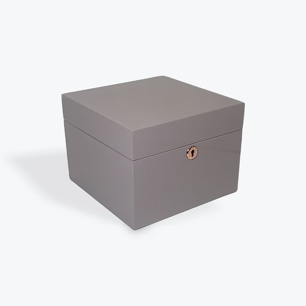 Square Lilac Jewellery Box