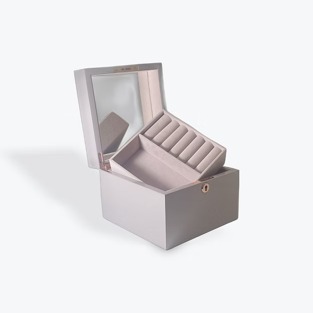 Square Lilac Jewellery Box