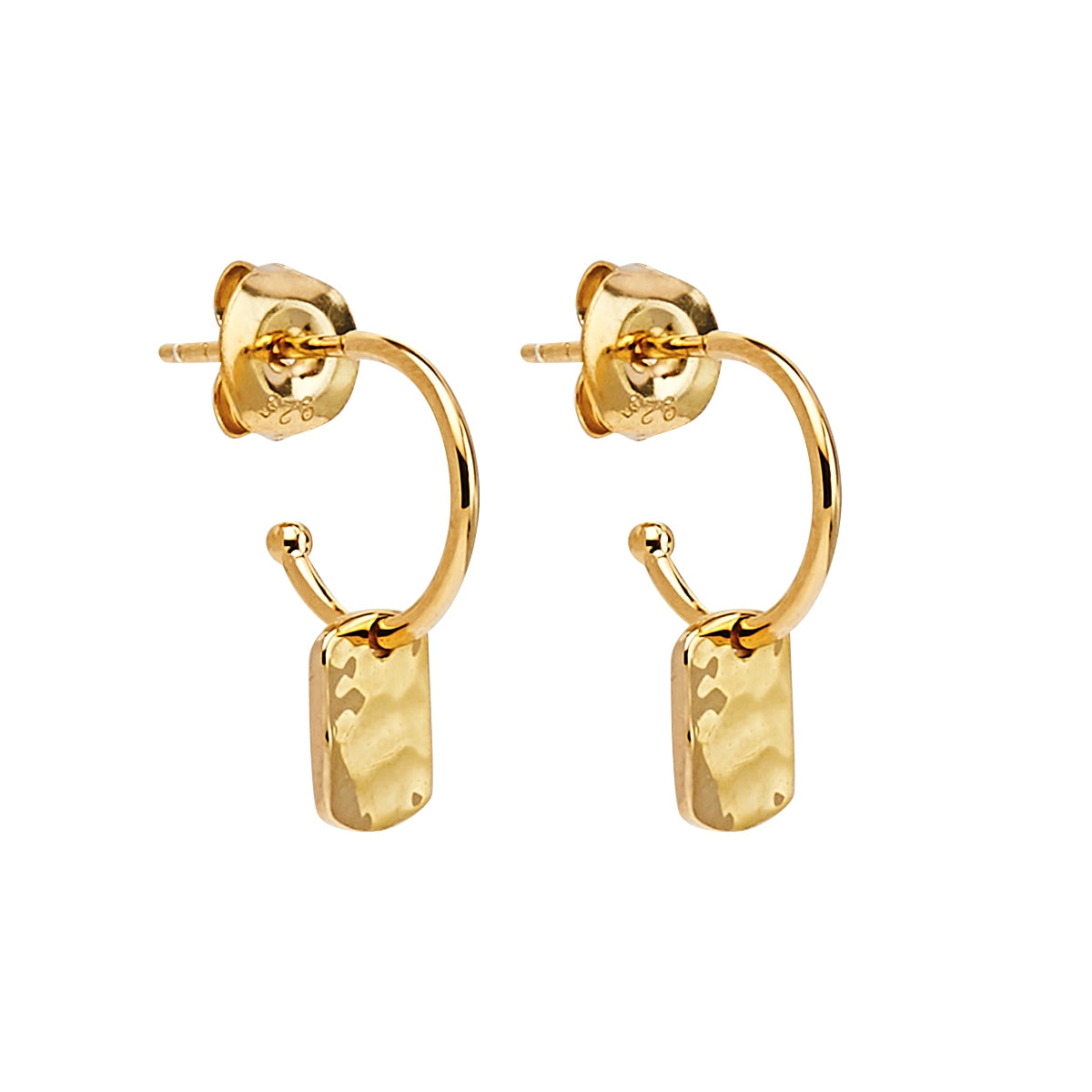 Najo Tigger Yellow Gold Earrings