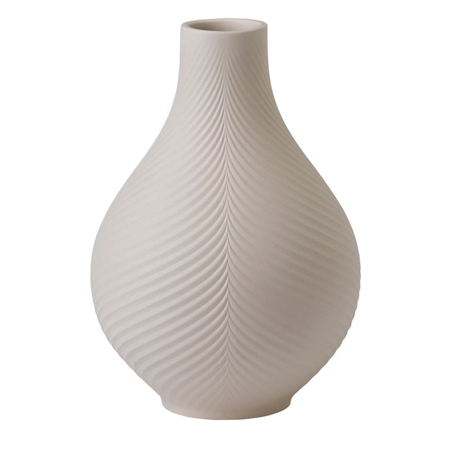 Wedgwood Jasper Folia Bulb Vase, 23cm.