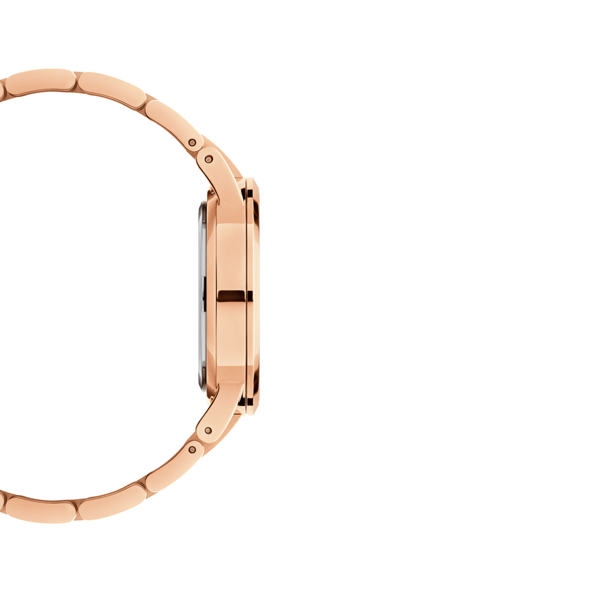 Daniel Wellington Iconic Link 36 Rose Gold and Black Watch