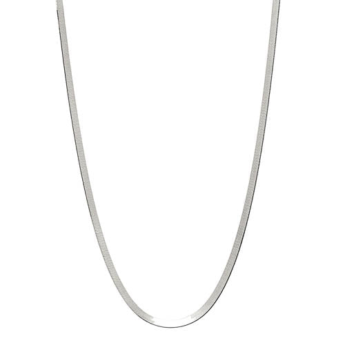 NAJO Herringbone Silver Necklace