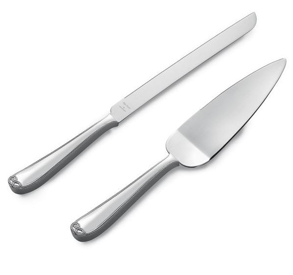 Wedgwood Vera Wang Infinity Cake Knife & Server Set